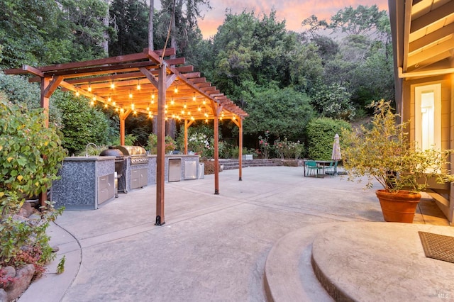 71 Convent Ct, San Rafael, CA 94901 - view of patio / terrace with area for grilling and a pergola