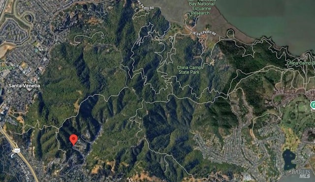 71 Convent Ct, San Rafael, CA 94901 - aerial view of property's location