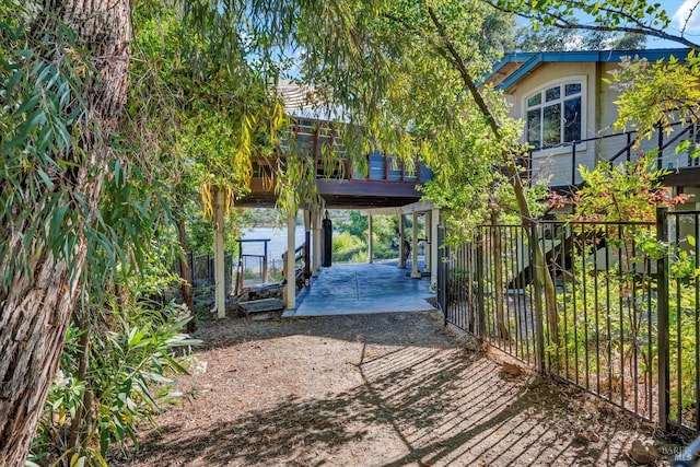 18903 N Shore Dr, Hidden Valley Lake, CA 95467 - gate featuring a patio