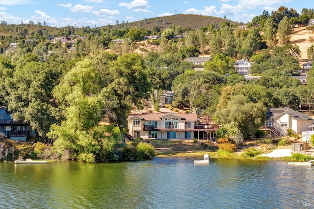 18903 N Shore Dr, Hidden Valley Lake, CA 95467 - aerial view of property and surrounding area featuring a nearby body of water