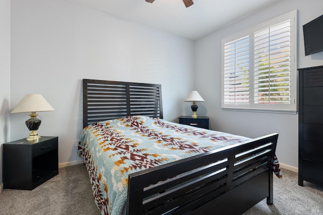 448 Potters Ln, Vacaville, CA 95687 - carpeted bedroom featuring baseboards and ceiling fan