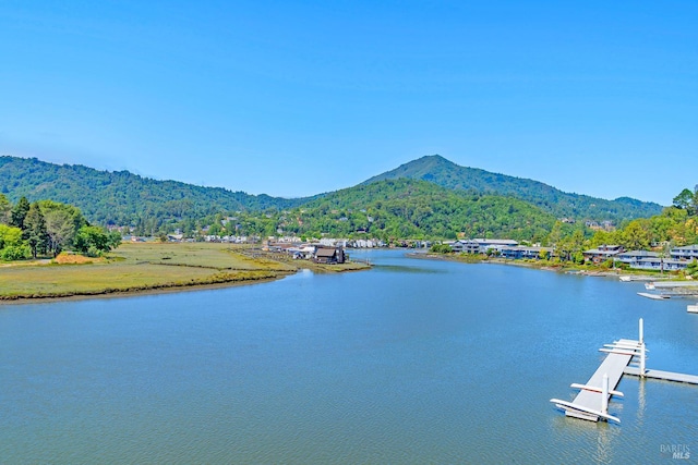 495 S Eliseo Dr Unit 7, Greenbrae, CA 94904 - water view featuring mountains