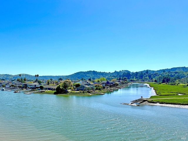 495 S Eliseo Dr Unit 7, Greenbrae, CA 94904 - water view with a mountain backdrop