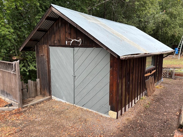 5820 Ruddock Rd N, Philo, CA 95466 - view of shed with a wooded view