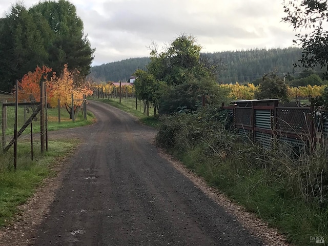 5820 Ruddock Rd N, Philo, CA 95466 - view of road featuring a view of trees and a view of countryside