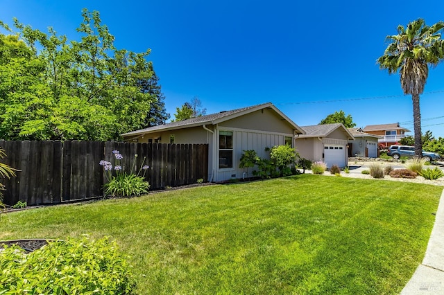 251 Donegal Way, Martinez, CA 94553 - view of front facade with a garage, board and batten siding, and concrete driveway