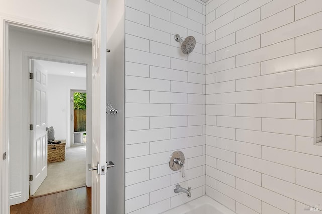 251 Donegal Way, Martinez, CA 94553 - bathroom with bathtub / shower combination and wood finished floors