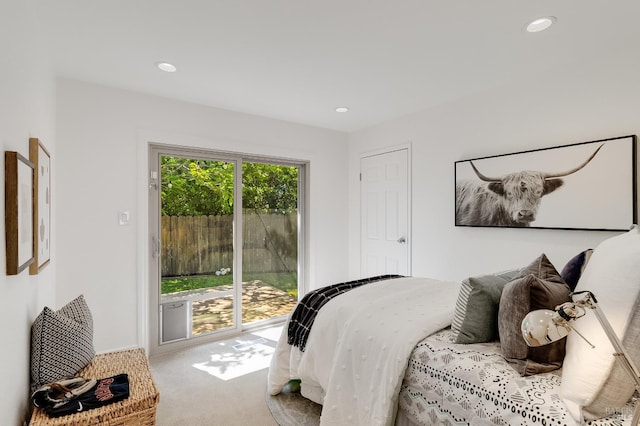 251 Donegal Way, Martinez, CA 94553 - bedroom featuring carpet floors, access to outside, and recessed lighting