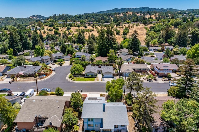 251 Donegal Way, Martinez, CA 94553 - aerial perspective of suburban area featuring a mountain backdrop