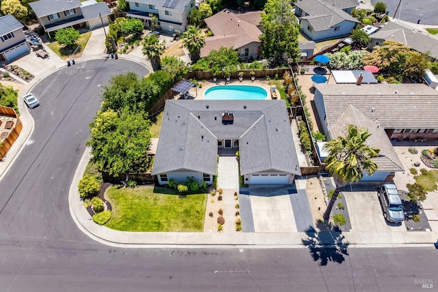 251 Donegal Way, Martinez, CA 94553 - aerial view of residential area with a pool area