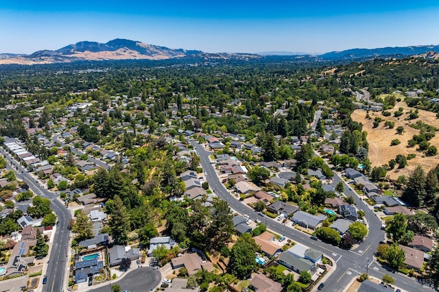 251 Donegal Way, Martinez, CA 94553 - aerial view of residential area with a mountainous background