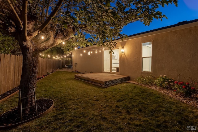 251 Donegal Way, Martinez, CA 94553 - view of yard with a deck