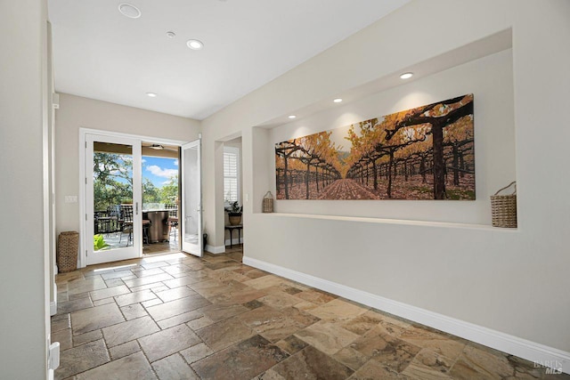 5313 Autumn Rock Ct, Fairfield, CA 94534 - unfurnished room featuring stone tile flooring and recessed lighting