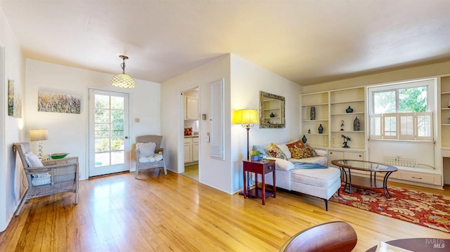 312 12th St, Petaluma, CA 94954 - living room featuring healthy amount of natural light and light wood finished floors