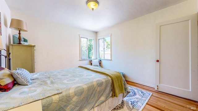 312 12th St, Petaluma, CA 94954 - bedroom with wood finished floors and baseboards
