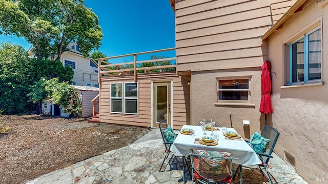 312 12th St, Petaluma, CA 94954 - view of patio / terrace featuring outdoor dining space