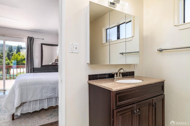 205 Cypress Ave, San Bruno, CA 94066 - bathroom featuring ensuite bath, vanity, and healthy amount of natural light