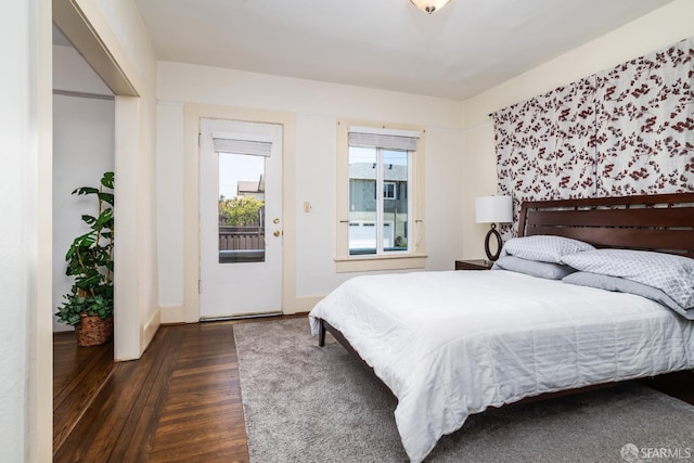 205 Cypress Ave, San Bruno, CA 94066 - bedroom with wood finished floors and baseboards