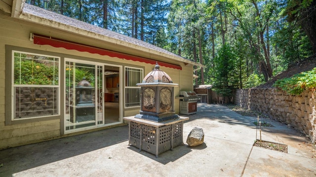 2077 Bourbon St, Pollock Pines, CA 95726 - view of patio / terrace featuring grilling area