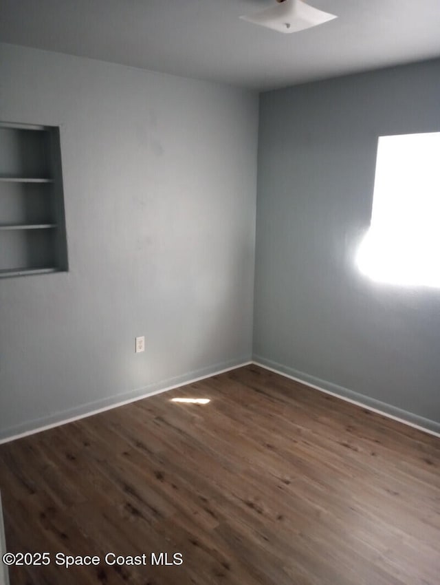 2430 Legay St, Cocoa, FL 32926 - spare room with wood finished floors and a ceiling fan