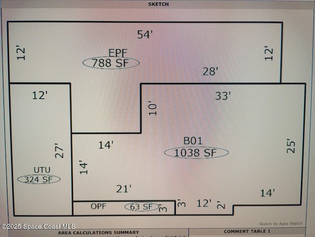 2430 Legay St, Cocoa, FL 32926 - view of floor plan / room layout