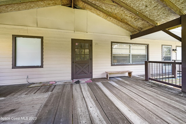 view of deck