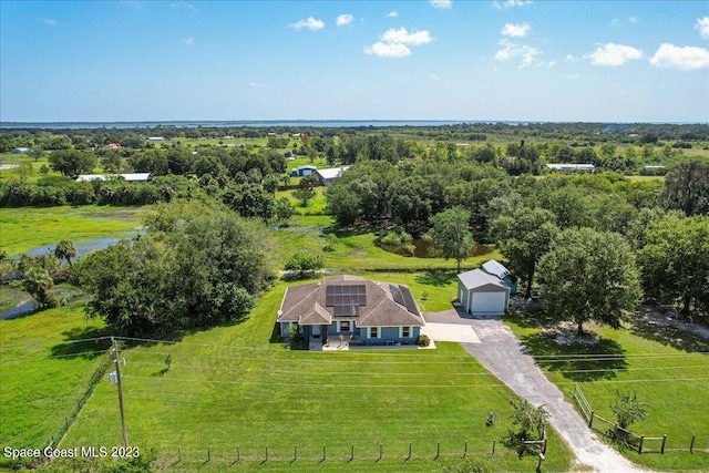 view of aerial view