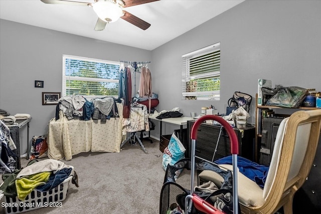 3706 Sutton Dr, Orlando, FL 32810 - interior space with ceiling fan