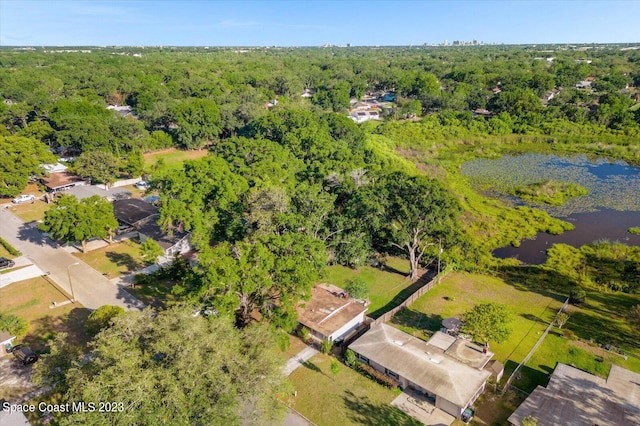 3706 Sutton Dr, Orlando, FL 32810 - bird's eye view with a water view