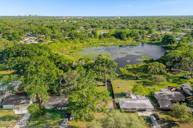 3706 Sutton Dr, Orlando, FL 32810 - drone / aerial view with a water view