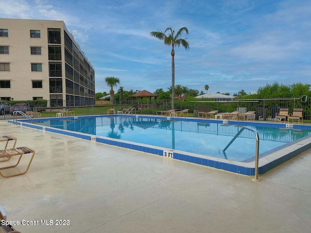 view of pool