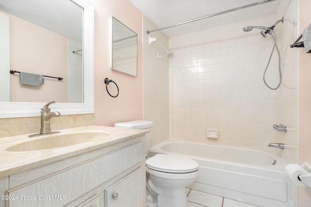 5800 N Banana River Blvd Unit 115, Cape Canaveral, FL 32920 - bathroom with toilet, bathtub / shower combination, and vanity