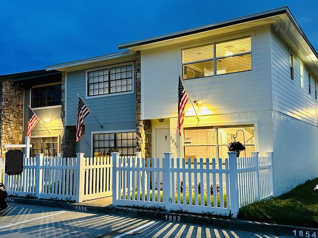 view of front of home