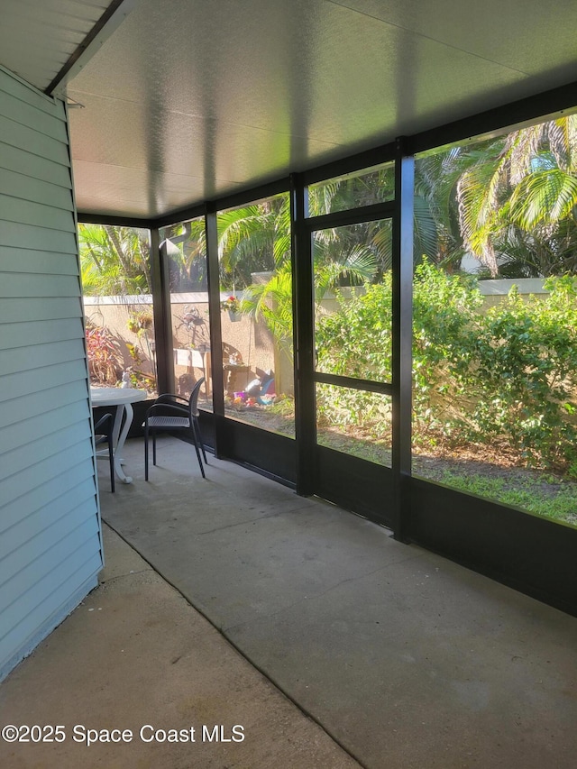 403 Hayes Ave, Cocoa Beach, FL 32931 - sunroom / solarium with concrete floors