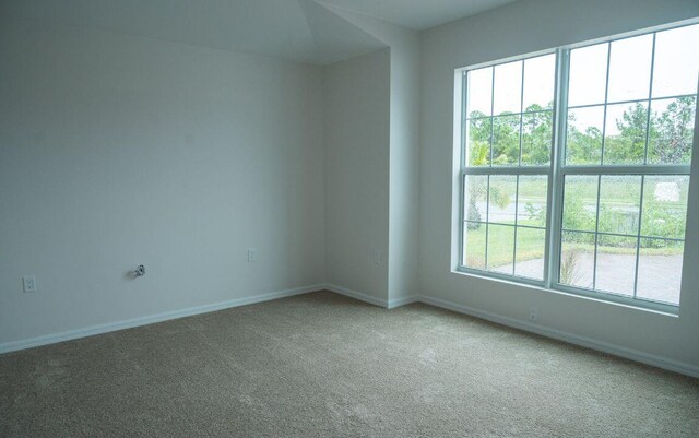 empty room with light carpet