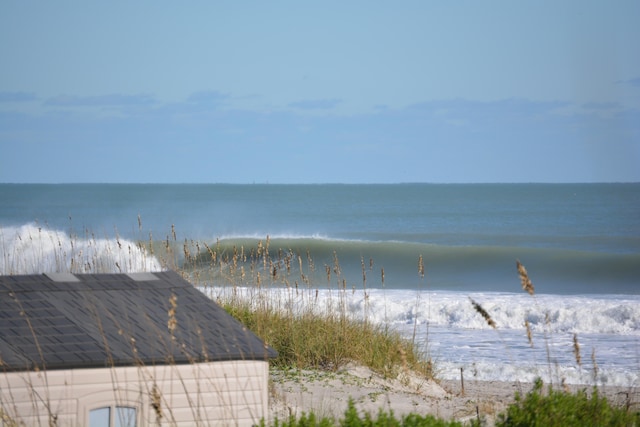 water view with a beach view