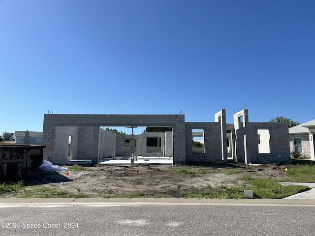 view of front of home