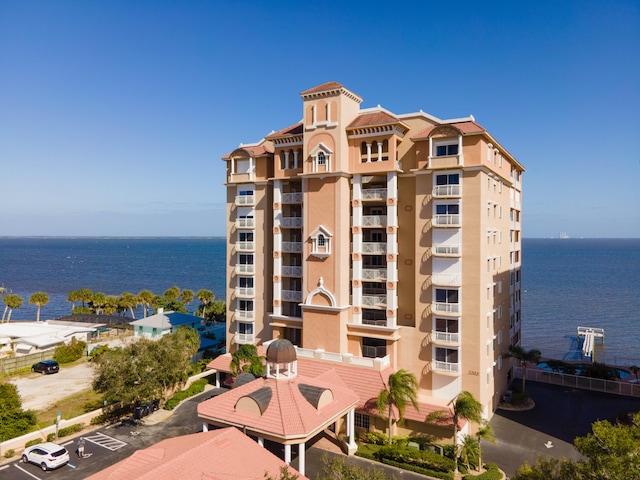 view of property featuring a water view