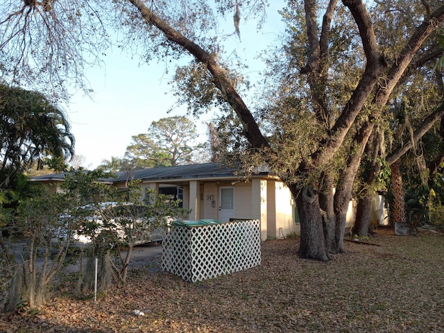 view of home's exterior