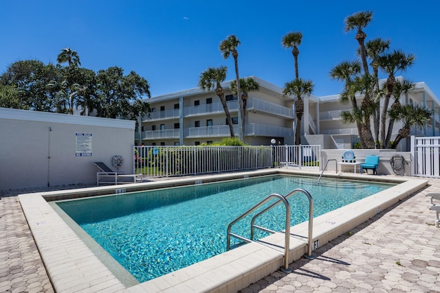 view of pool