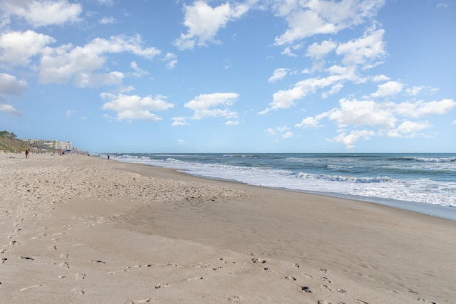 water view featuring a view of the beach