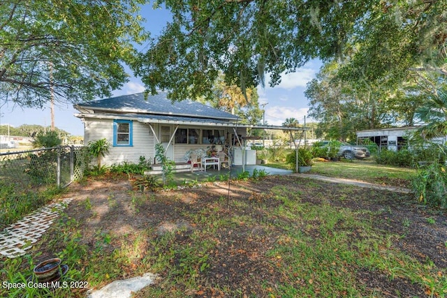 view of rear view of property