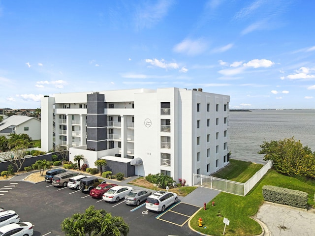 view of property featuring a water view