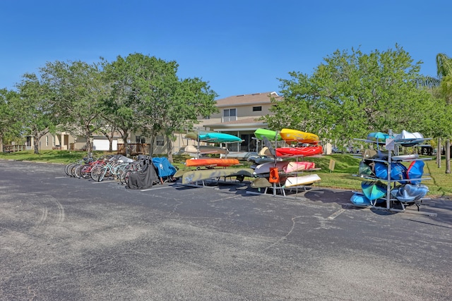 view of vehicle parking