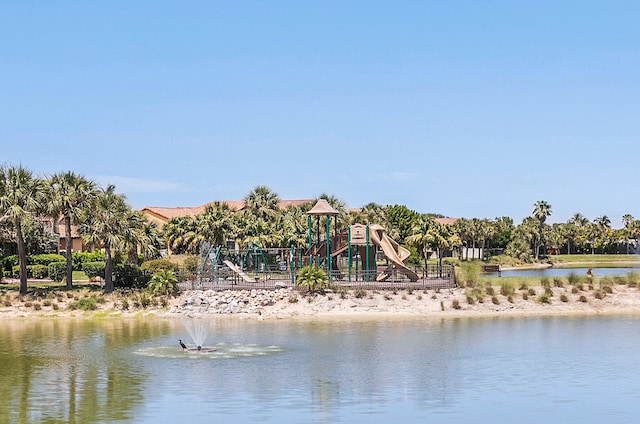 view of water feature