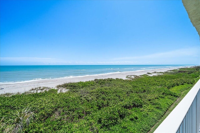 water view featuring a view of the beach