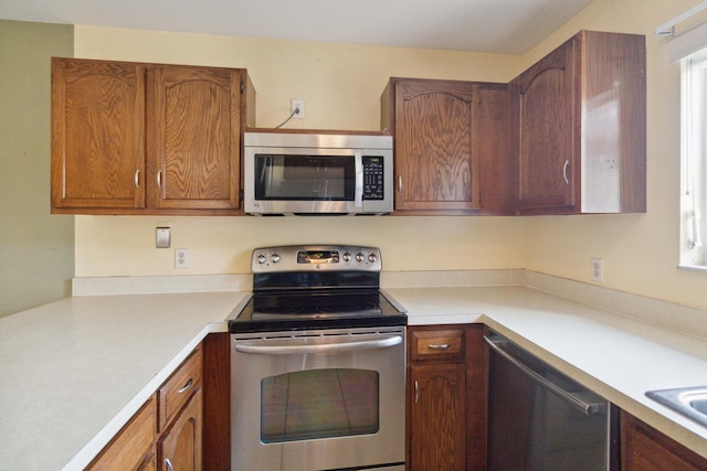 kitchen featuring appliances with stainless steel finishes