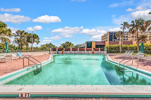 view of pool