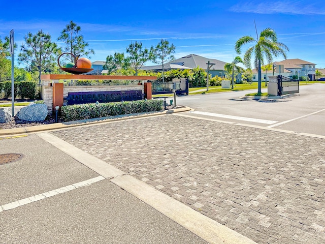 view of community / neighborhood sign