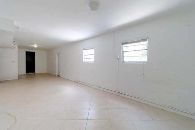 view of tiled spare room